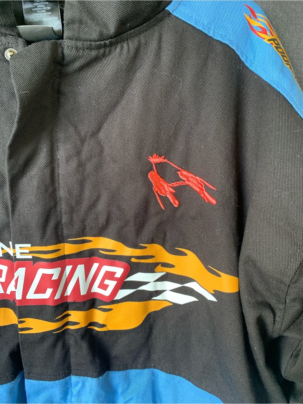 Star Wars Black Tatooine Podracing Jacket Boxlunch Exclusive Skywalker Large - Picture 4 of 8